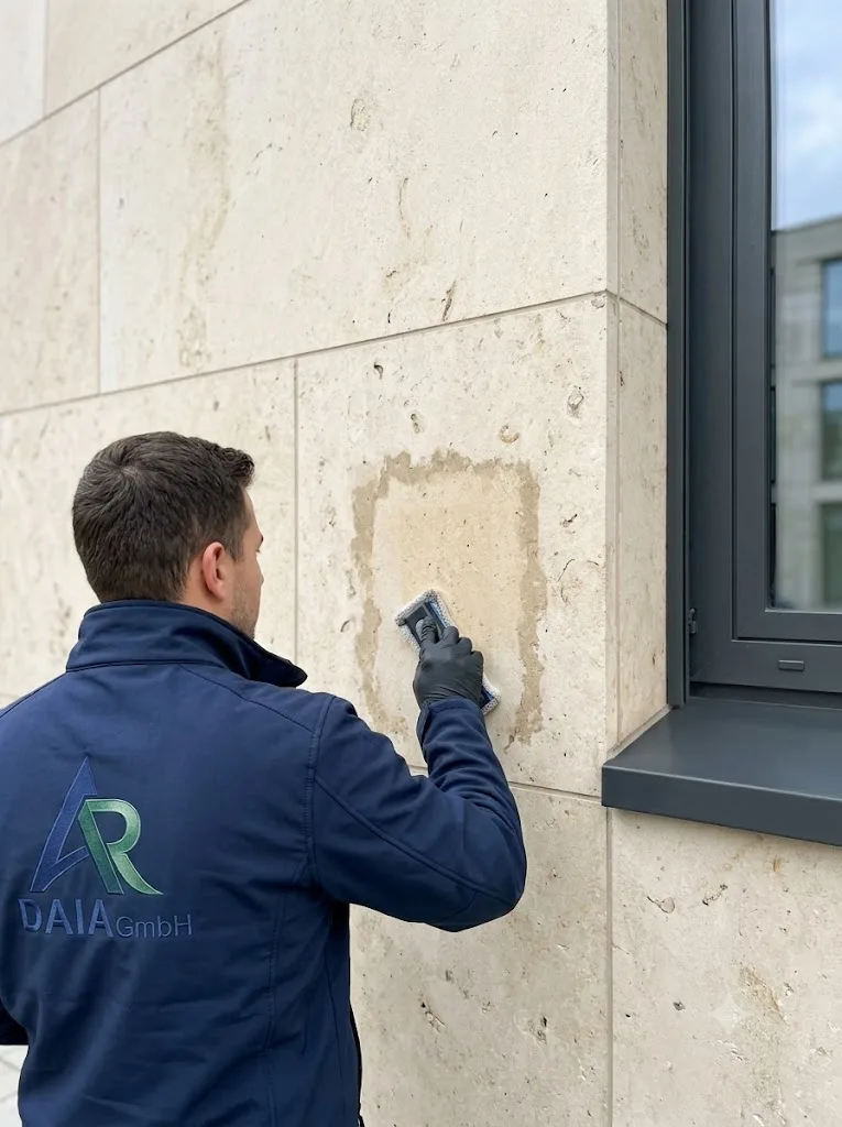 DAIA GmbH Fassadengrundreinigung im Einsatz