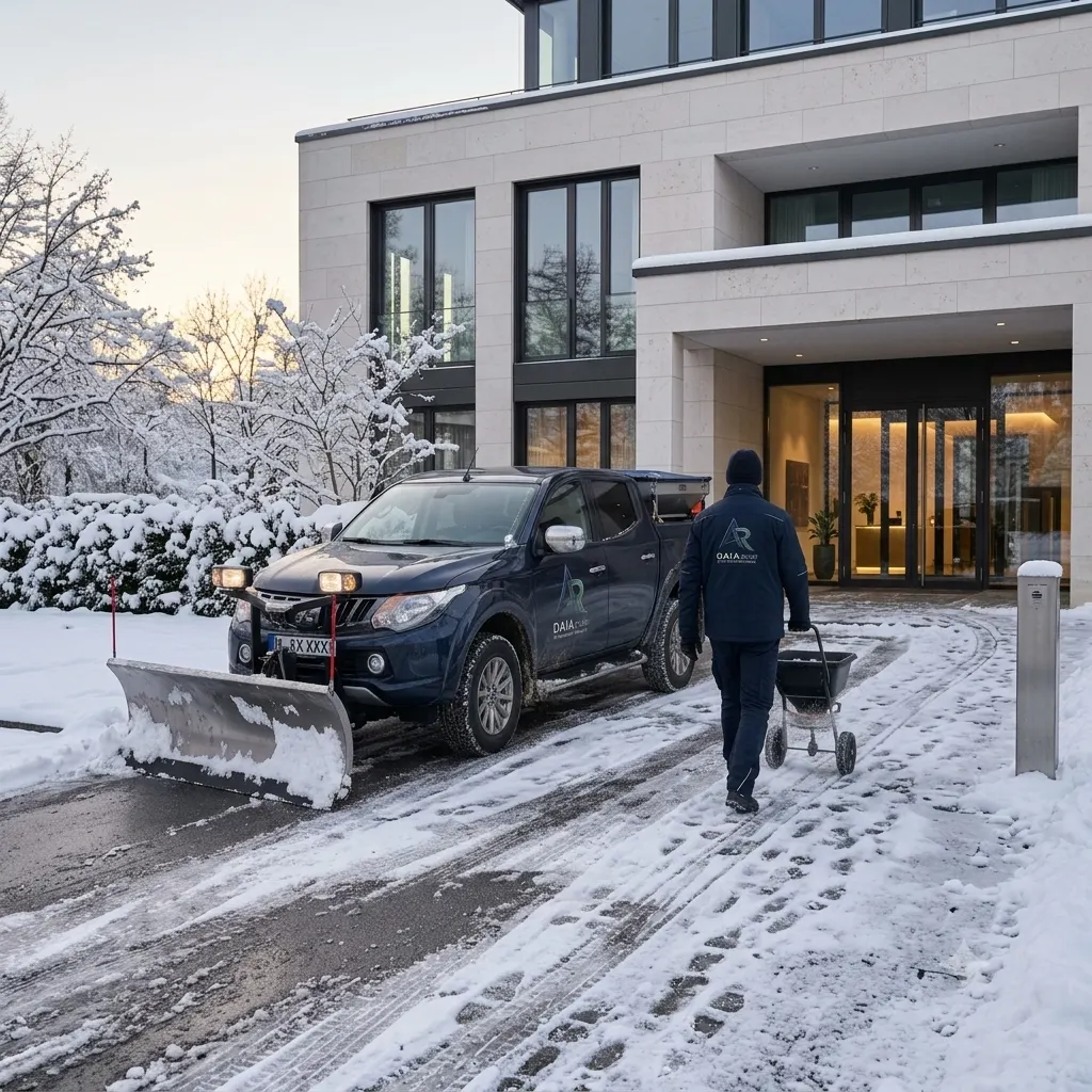 Professioneller Winterdienst durch DAIA GmbH