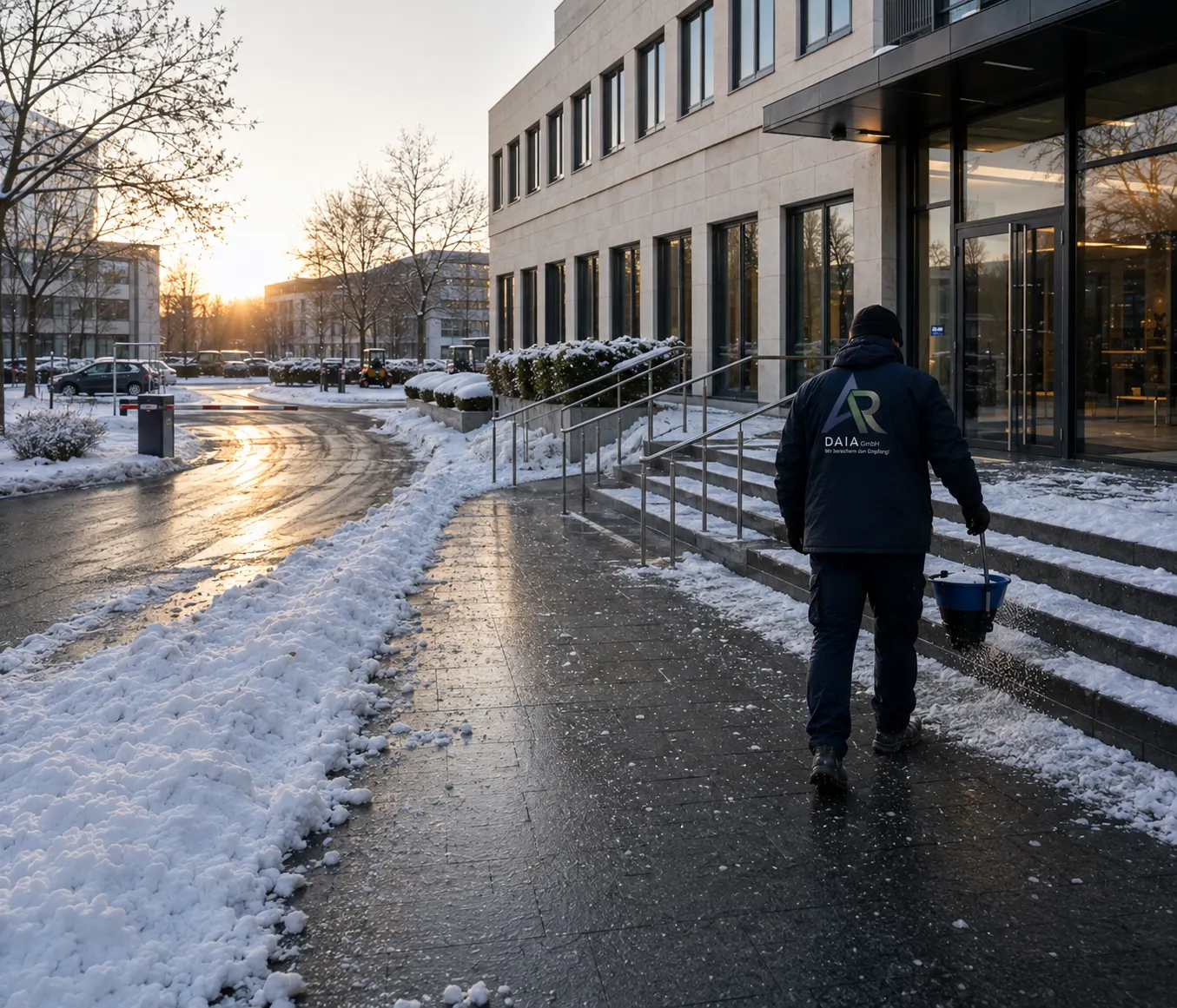 DAIA GmbH Winterdienst im Einsatz